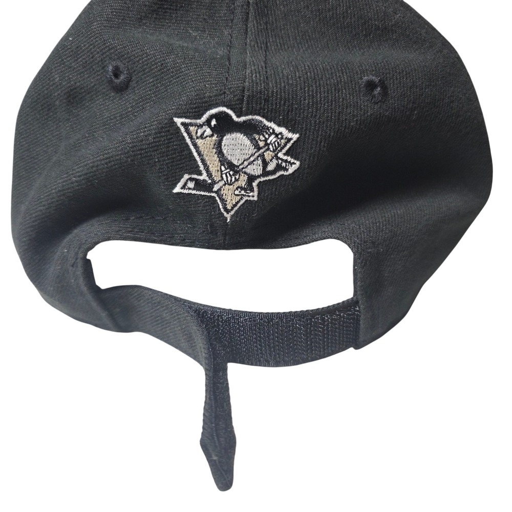 Pittsburgh Penguins New Era 9FORTY Black NHL Baseball Cap Hat - Picture 3 of 10